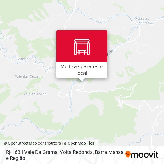 Rj-163 | Vale Da Grama mapa