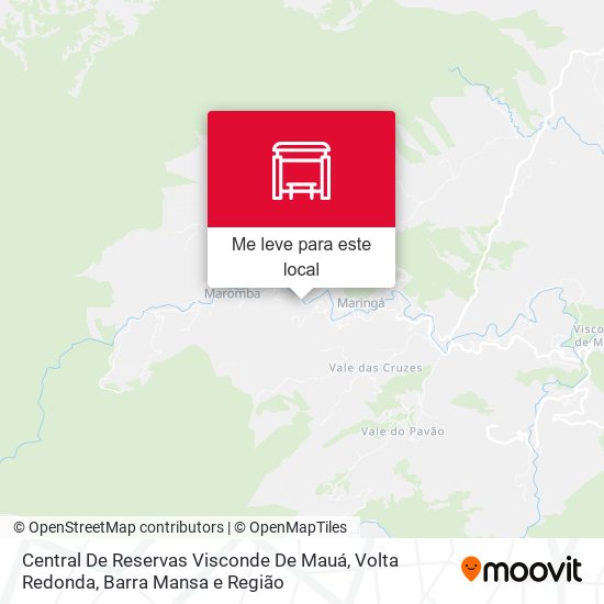 Central De Reservas Visconde De Mauá mapa