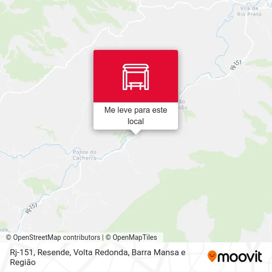 Rj-151, Resende mapa