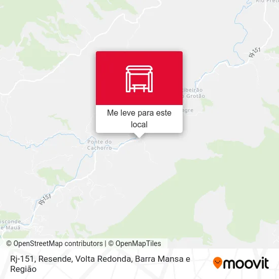 Rj-151, Resende mapa