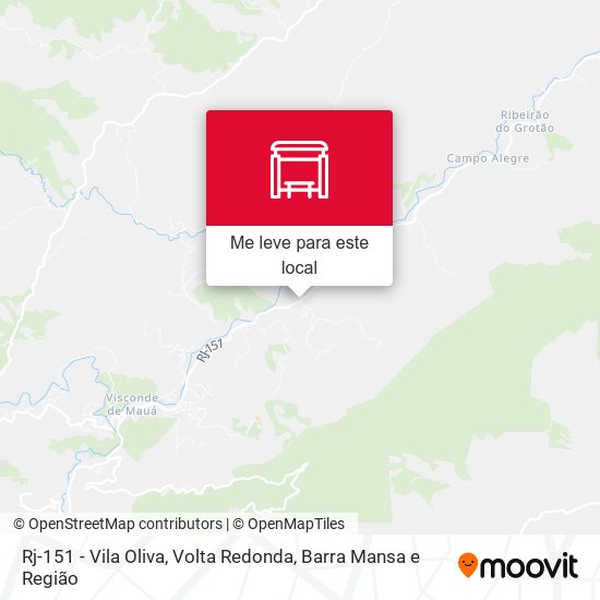 Rj-151 - Vila Oliva mapa