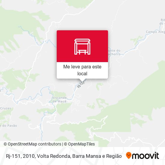 Rj-151, 2010 mapa