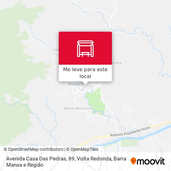 Avenida Casa Das Pedras, 89 mapa