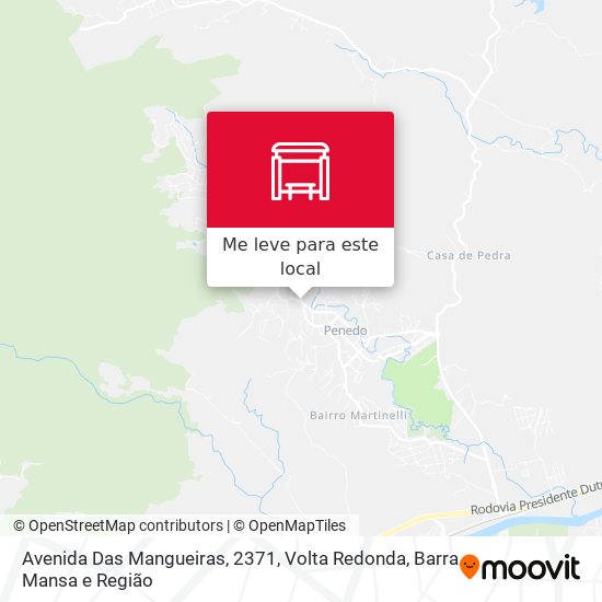 Avenida Das Mangueiras, 2371 mapa