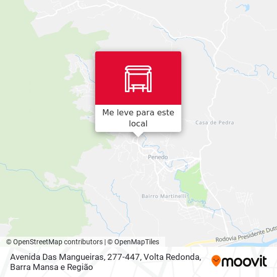 Avenida Das Mangueiras, 277-447 mapa