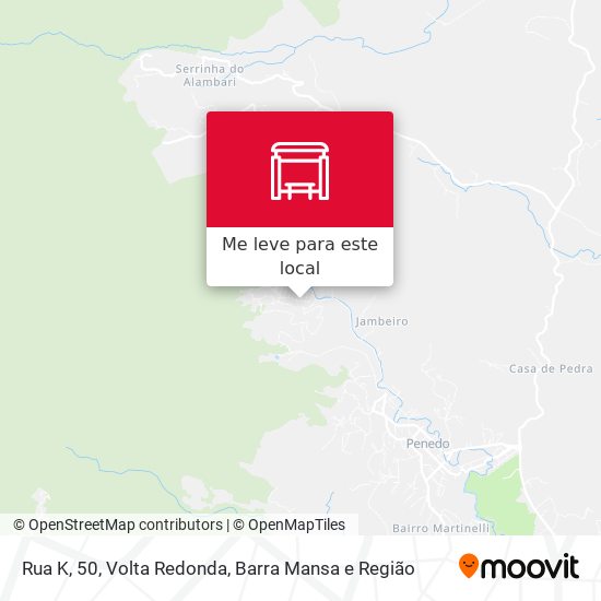 Rua K, 50 mapa