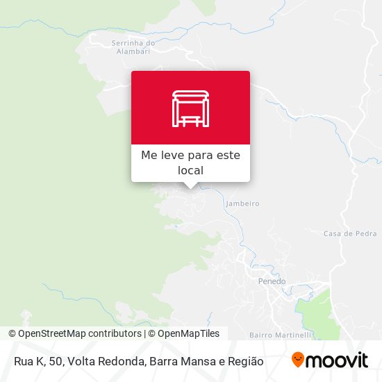 Rua K, 50 mapa