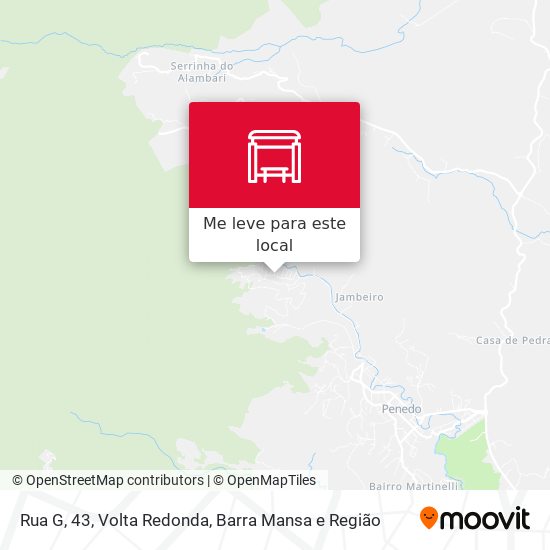 Rua G, 43 mapa