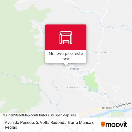 Avenida Penedo, 5 mapa