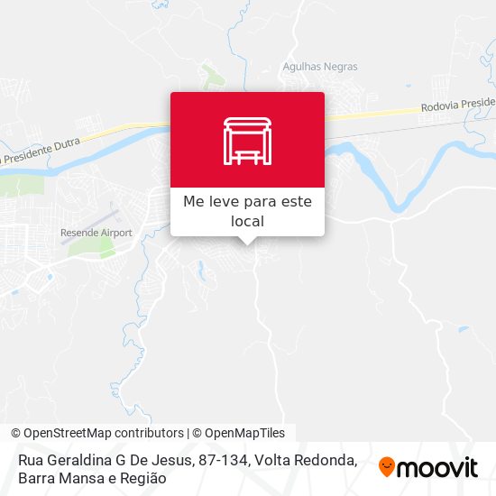 Rua Geraldina G De Jesus, 87-134 mapa