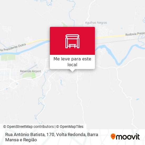 Rua Antônio Batista, 170 mapa