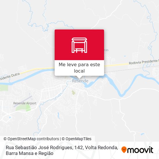 Rua Sebastião José Rodrigues, 142 mapa