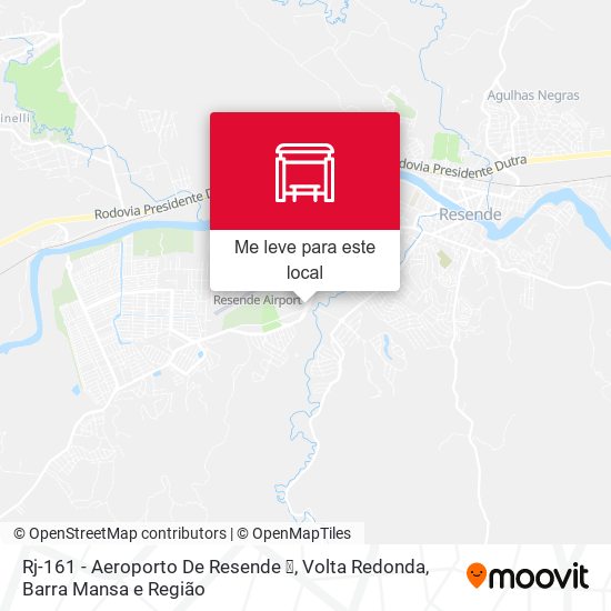 Rj-161 - Aeroporto De Resende ✈ mapa