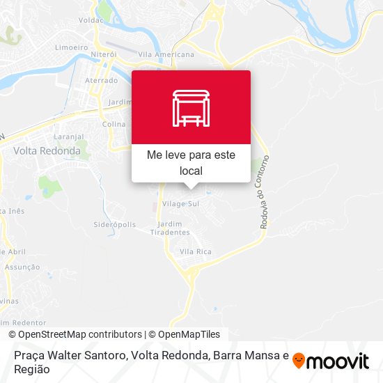 Praça Walter Santoro mapa