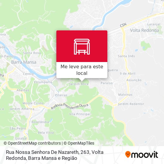 Rua Nossa Senhora De Nazareth, 263 mapa