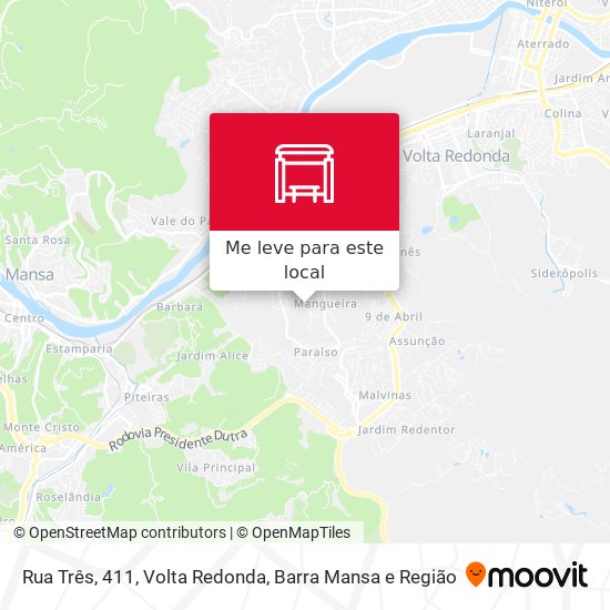 Rua Três, 411 mapa