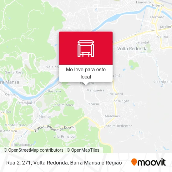 Rua 2, 271 mapa