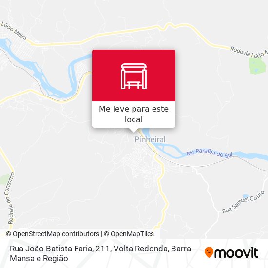 Rua João Batista Faria, 211 mapa