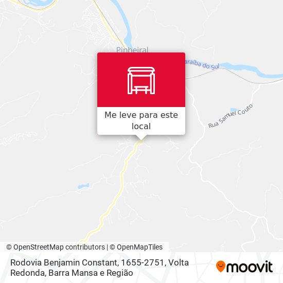 Rodovia Benjamin Constant, 1655-2751 mapa