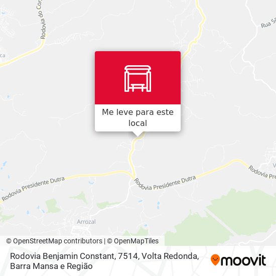 Rodovia Benjamin Constant, 7514 mapa