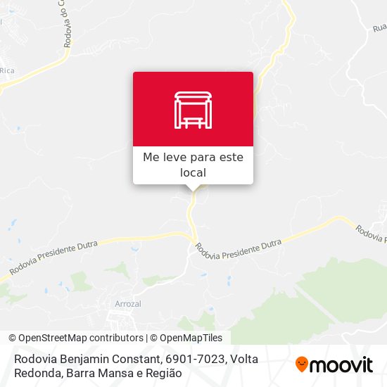 Rodovia Benjamin Constant, 6901-7023 mapa