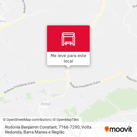 Rodovia Benjamin Constant, 7166-7290 mapa