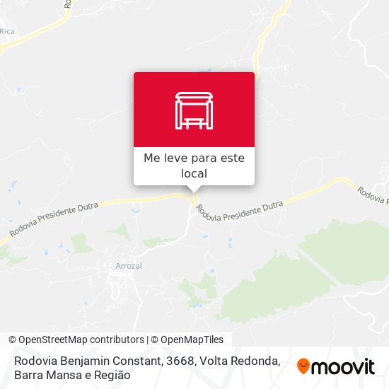 Rodovia Benjamin Constant, 3668 mapa