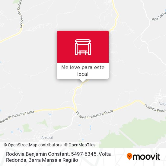 Rodovia Benjamin Constant, 5497-6345 mapa