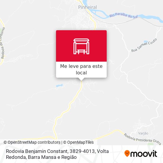 Rodovia Benjamin Constant, 3829-4013 mapa