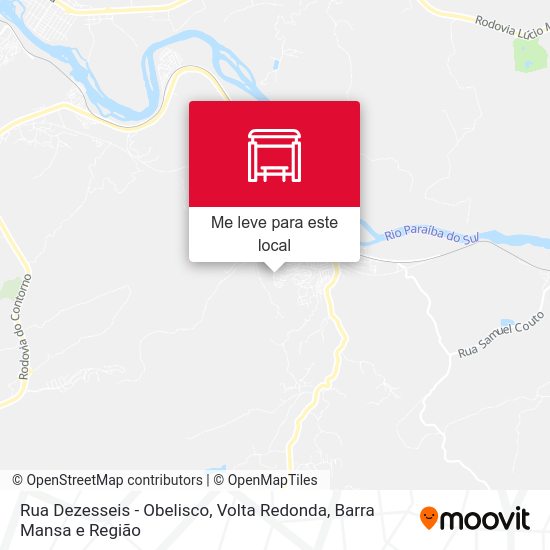 Rua Dezesseis - Obelisco mapa