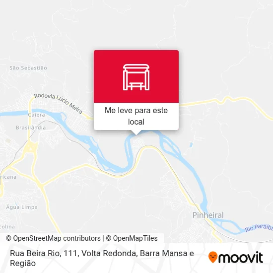 Rua Beira Rio, 111 mapa