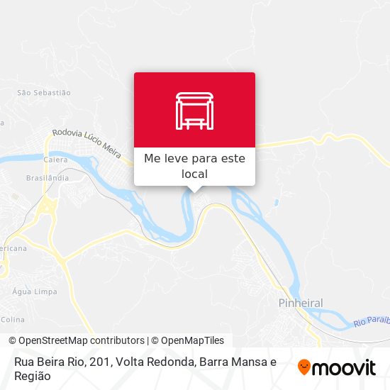Rua Beira Rio, 201 mapa