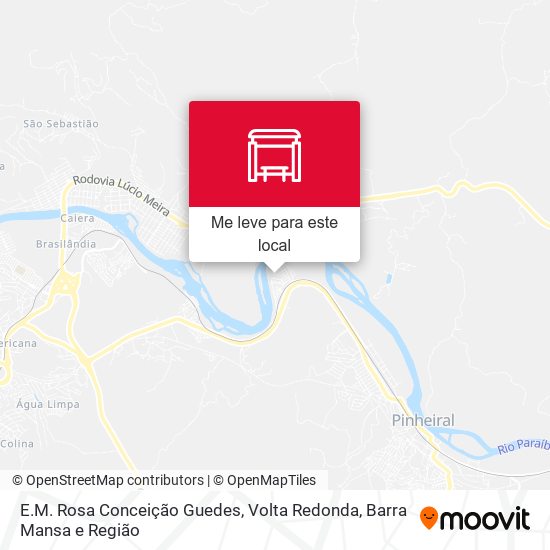 E.M. Rosa Conceição Guedes mapa