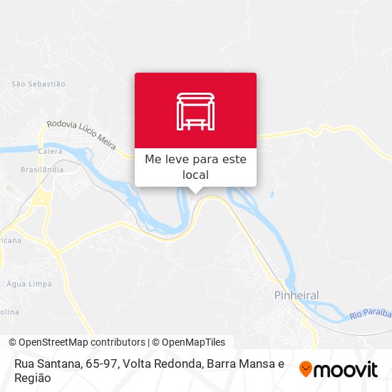 Rua Santana, 65-97 mapa