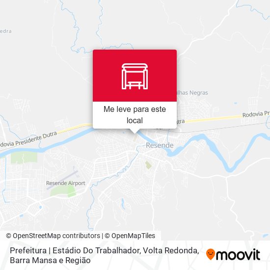Prefeitura | Estádio Do Trabalhador mapa