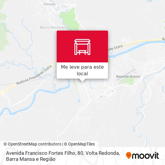 Avenida Francisco Fortes Filho, 80 mapa