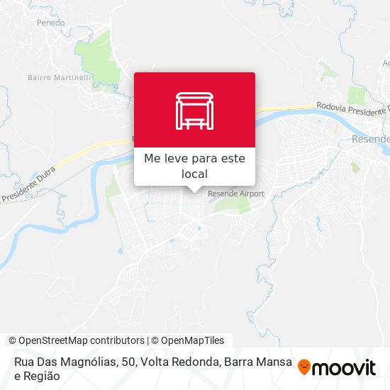 Rua Das Magnólias, 50 mapa
