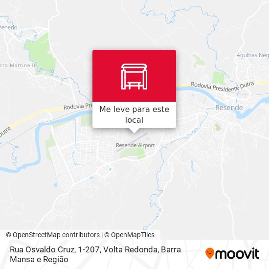 Rua Osvaldo Cruz, 1-207 mapa