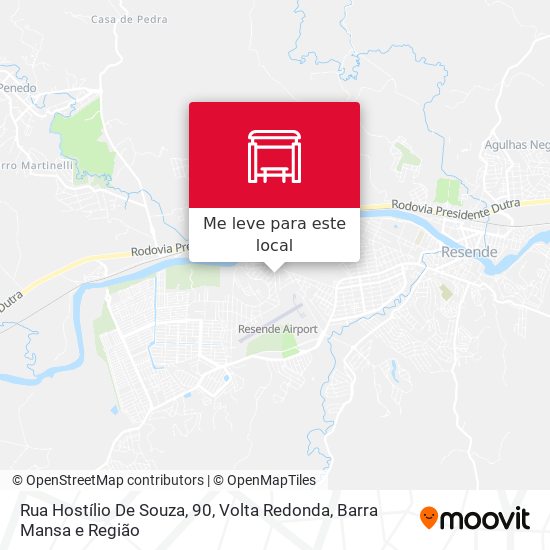 Rua Hostílio De Souza, 90 mapa