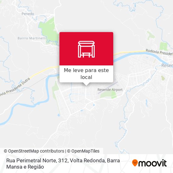 Rua Perimetral Norte, 312 mapa