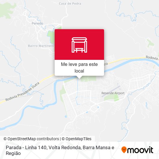 Parada - Linha 140 mapa
