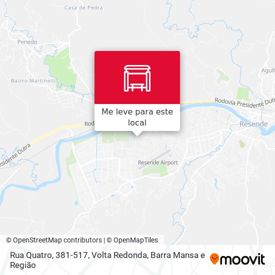 Rua Quatro, 381-517 mapa