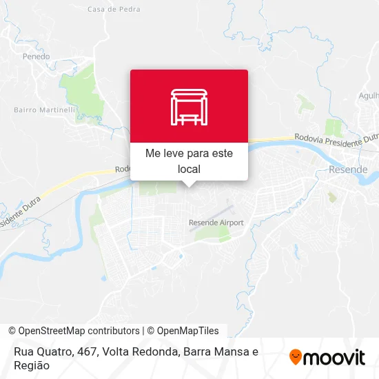 Rua Quatro, 467 mapa