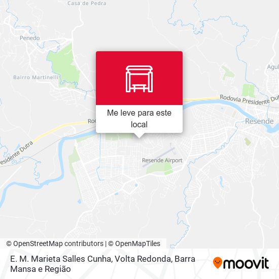 E. M. Marieta Salles Cunha mapa