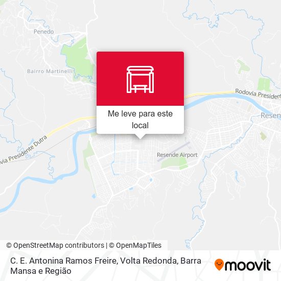 C. E. Antonina Ramos Freire mapa