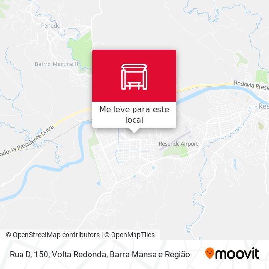 Rua D, 150 mapa