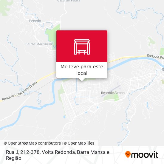 Rua J, 212-378 mapa