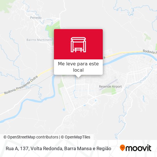 Rua A, 137 mapa