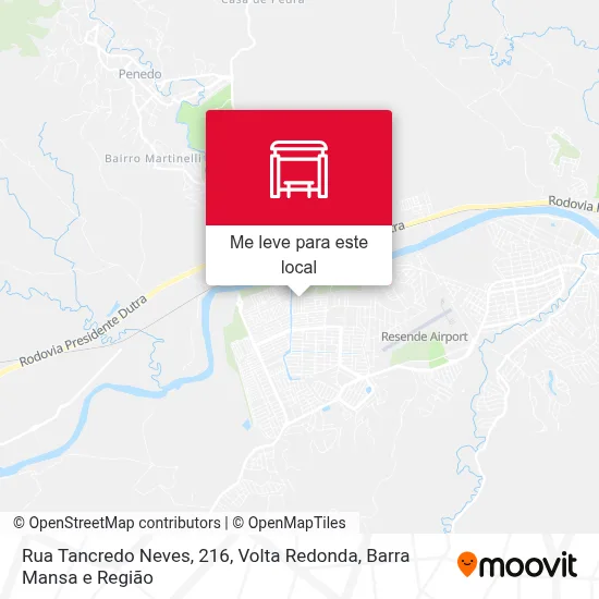Rua Tancredo Neves, 216 mapa