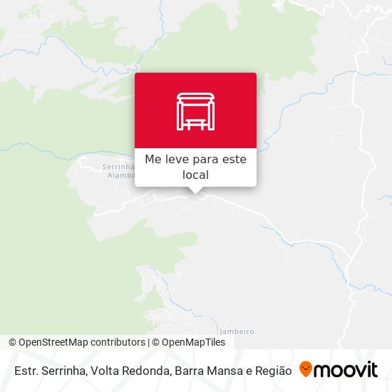 Estr. Serrinha mapa